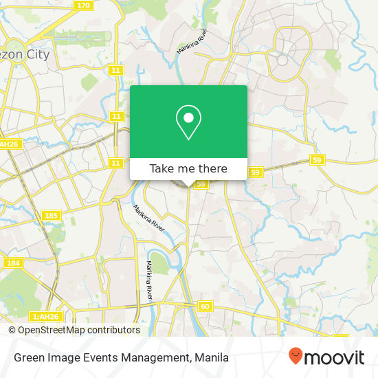 Green Image Events Management map