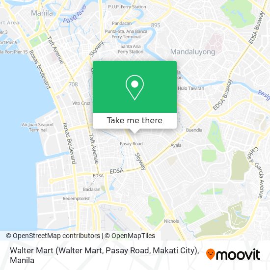 Walter Mart (Walter Mart, Pasay Road, Makati City) map