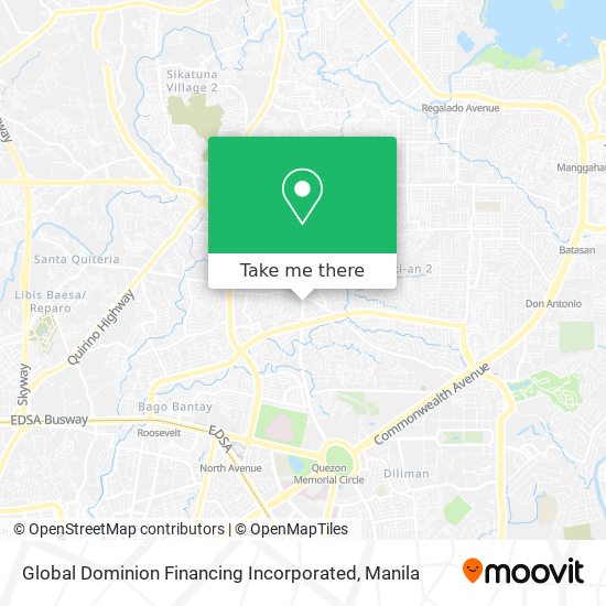 Global Dominion Financing Incorporated map