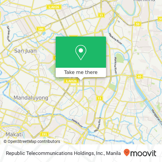 Republic Telecommunications Holdings, Inc. map
