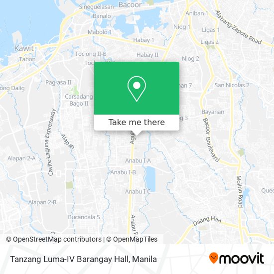 Tanzang Luma-IV Barangay Hall map