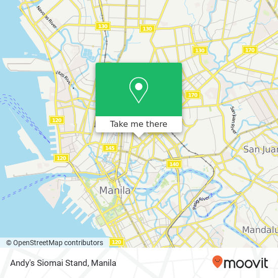 Andy's Siomai Stand map