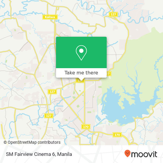 SM Fairview Cinema 6 map