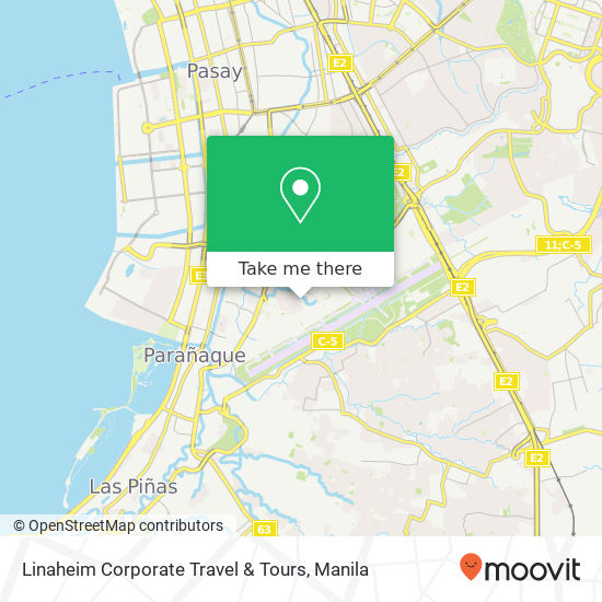 Linaheim Corporate Travel & Tours map