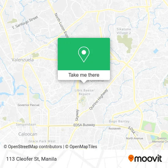 113 Cleofer St map
