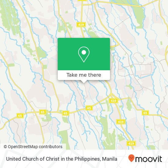 United Church of Christ in the Philippines map