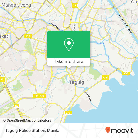 Taguig Police Station map