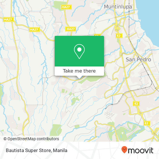 Bautista Super Store map