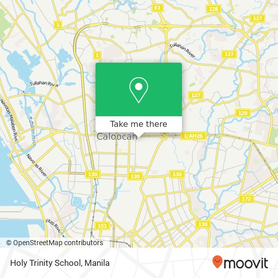 Holy Trinity School map