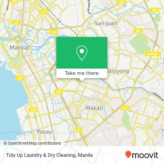 Tidy Up Laundry & Dry Cleaning map