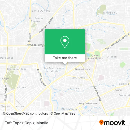Taft Tapaz Capiz map