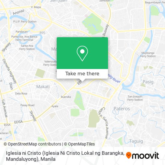 Iglesia ni Cristo (Iglesia Ni Cristo Lokal ng Barangka, Mandaluyong) map