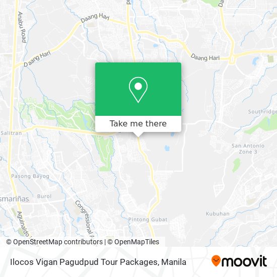 Ilocos Vigan Pagudpud Tour Packages map