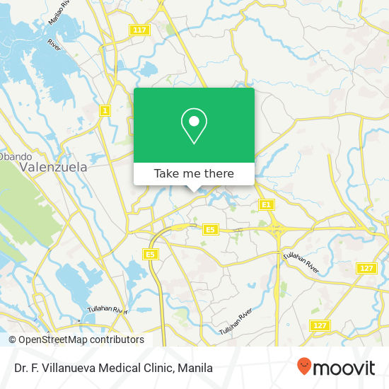 Dr. F. Villanueva Medical Clinic map