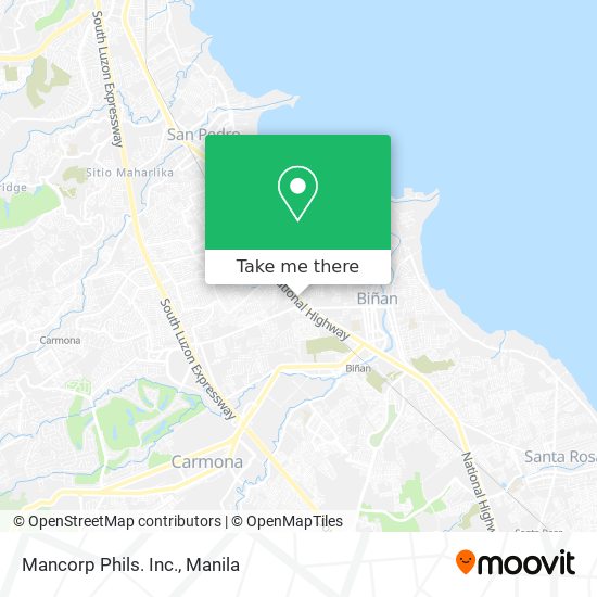 Mancorp Phils. Inc. map