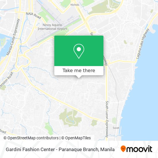 Gardini Fashion Center - Paranaque Branch map