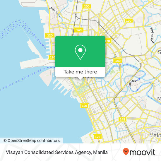 Visayan Consolidated Services Agency map