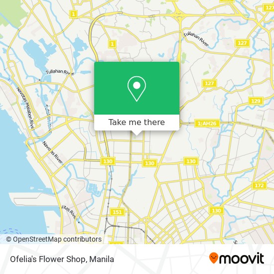 Ofelia's Flower Shop map