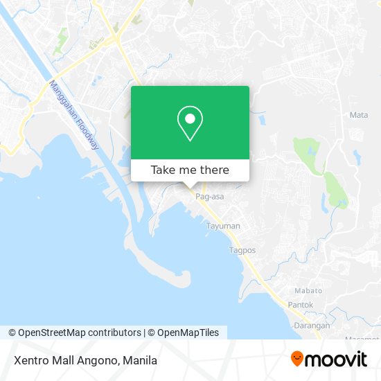 Xentro Mall Angono map
