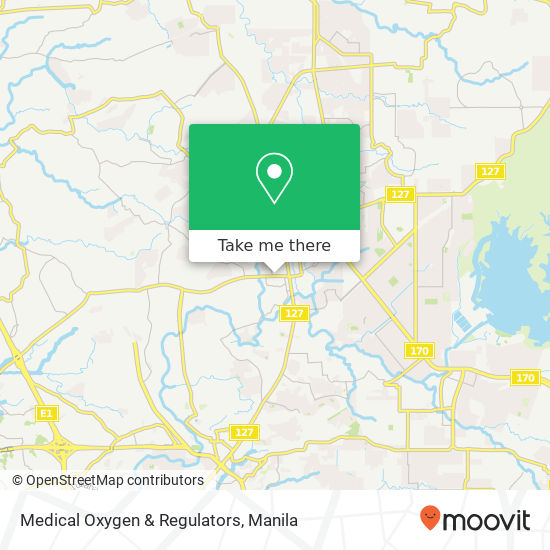 Medical Oxygen & Regulators map