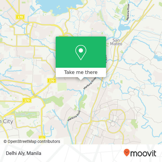 Delhi Aly map