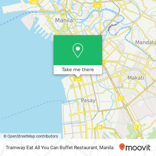 Tramway Eat All You Can Buffet Restaurant map