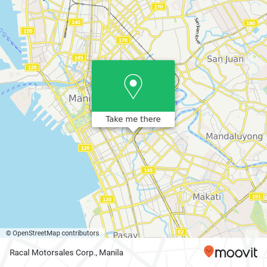 Racal Motorsales Corp. map