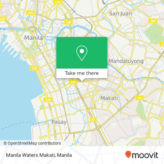 Manila Waters Makati map