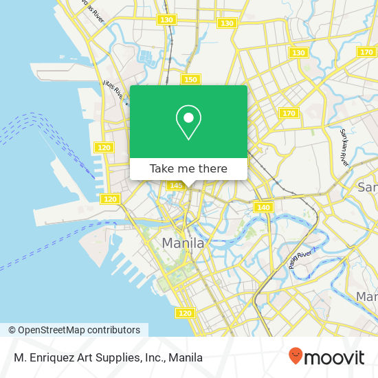 M. Enriquez Art Supplies, Inc. map