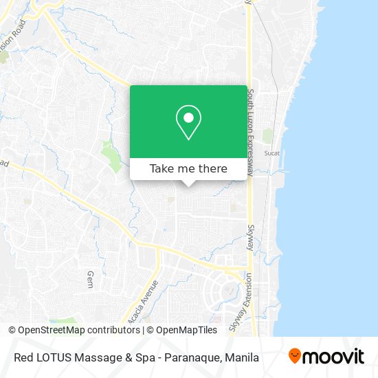 Red LOTUS Massage & Spa - Paranaque map