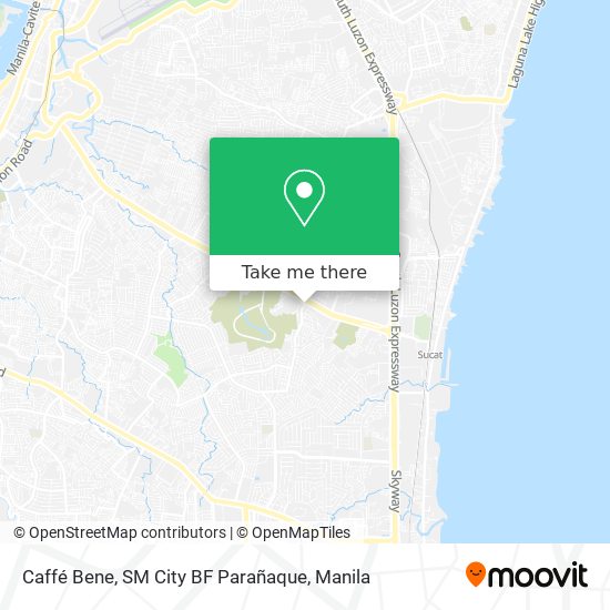 Caffé Bene, SM City BF Parañaque map