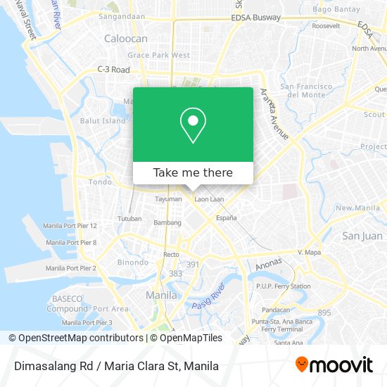 Dimasalang Rd / Maria Clara St map