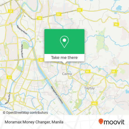Moramax Money Changer map