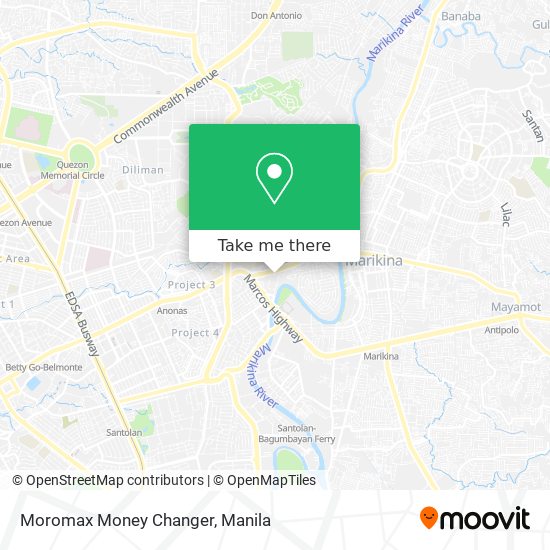 Moromax Money Changer map