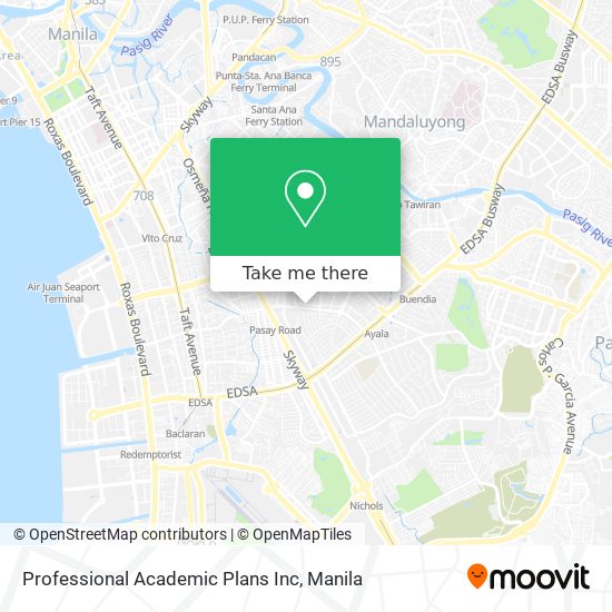 Professional Academic Plans Inc map