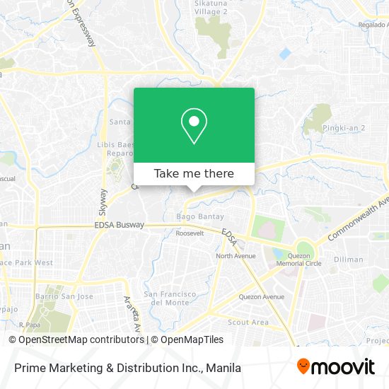 Prime Marketing & Distribution Inc. map