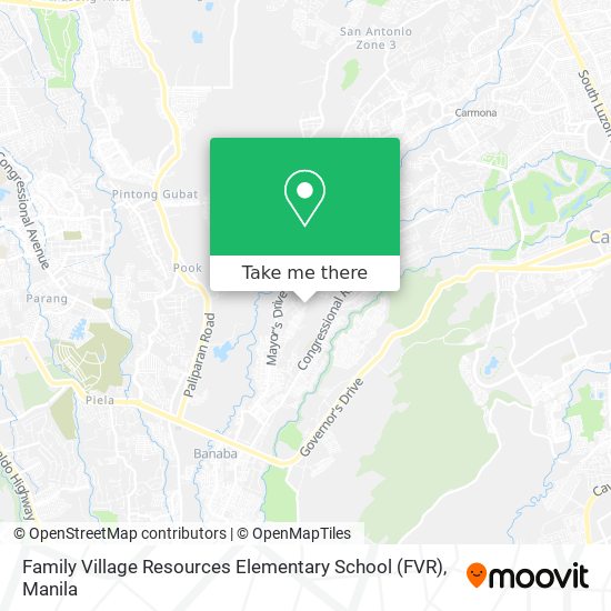 Family Village Resources Elementary School (FVR) map