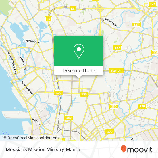 Messiah's Mission Ministry map