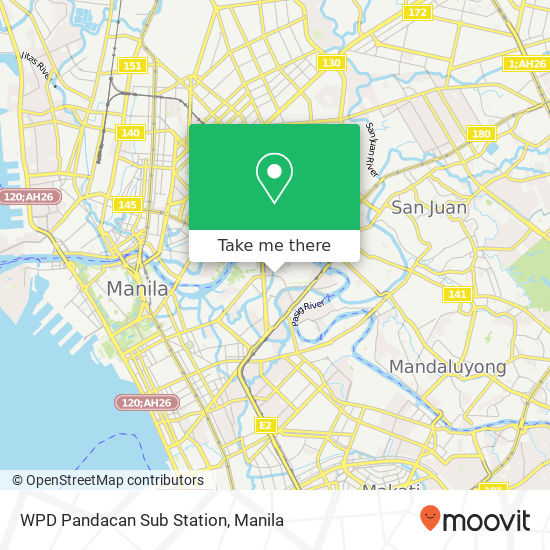 WPD Pandacan Sub Station map