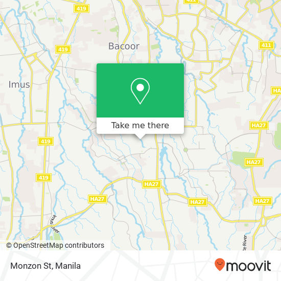 Monzon St map