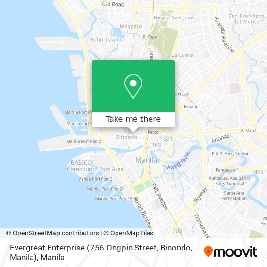 Evergreat Enterprise (756 Ongpin Street, Binondo, Manila) map