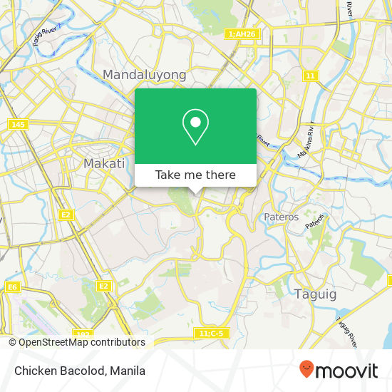 Chicken Bacolod map