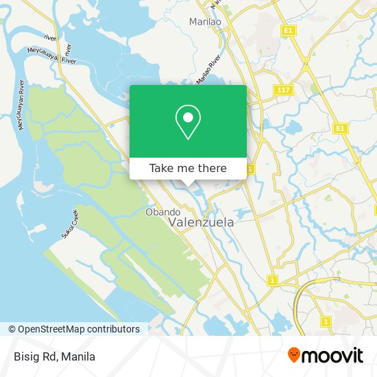Bisig Rd map