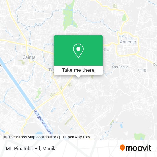 Mt. Pinatubo Rd map