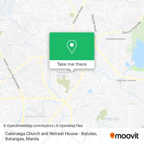 Caleruega Church and Retreat House - Batulao, Batangas map