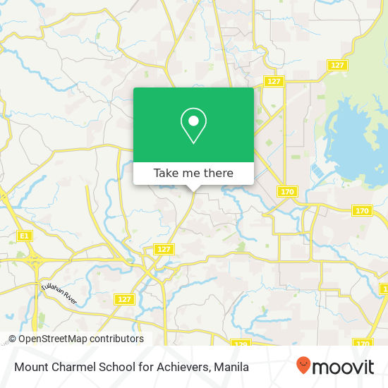 Mount Charmel School for Achievers map