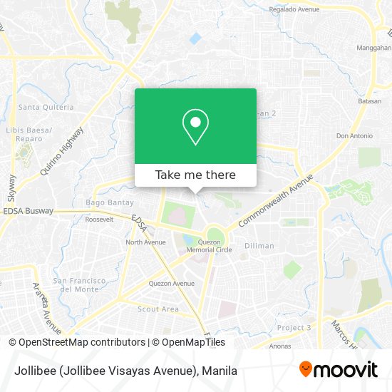 Jollibee (Jollibee Visayas Avenue) map