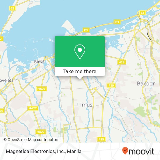 Magnetica Electronics, Inc. map