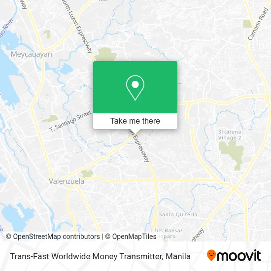 Trans-Fast Worldwide Money Transmitter map