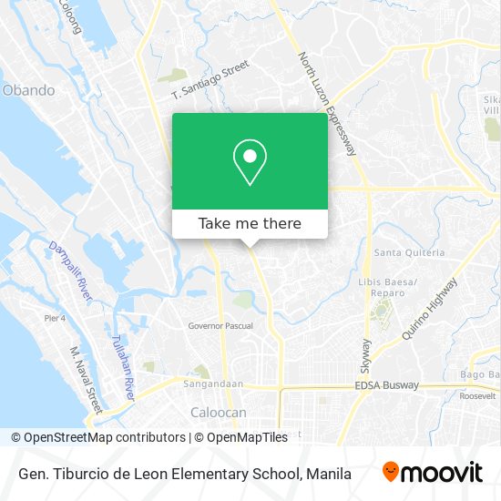 Gen. Tiburcio de Leon Elementary School map